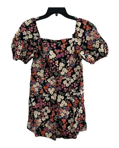 Princess Highway Natalie Puff Sleeve Linen Blend Playsuit New Size 2