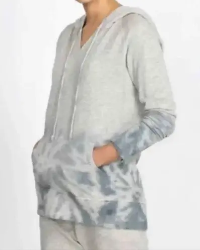 Johnny Was New. Gray Tie dye hoodie pullover. XS. Retails $168