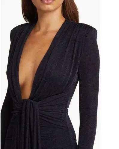 Misha Collection NWT  Francis Slinky Jersey Midi Dress in Navy