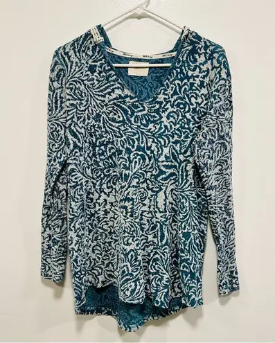 BKE The buckle sweatshirt! , lounge teal, light weight hoodie sweater size large!