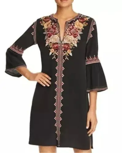 Johnny Was heavily embroidered silk Artemis dress NWT (oversized)
