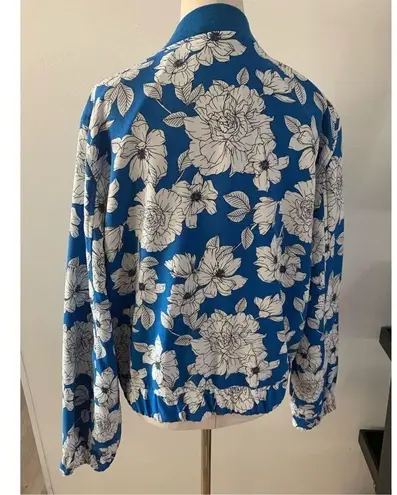 Banana Republic  blue jacket floral size large