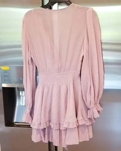 Saints + Secrets 💕💕 Long Sleeve Ruffle Mini Dress