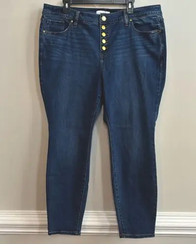 Lane Bryant  High Rise Skinny Jeans Flex Magic Size 18