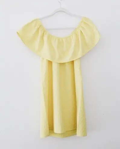 Cupcakes and Cashmere Lulu Off The Shoulder Dress NWOT