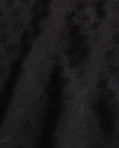 Hollister Black Flowy Skater Skirt