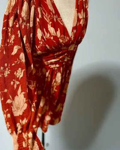 Lumiere Rust Orange Floral V