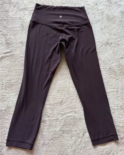 Lululemon  Women's Wunder Under‎ Crop Deep Luxe Sz 6 - Image 1