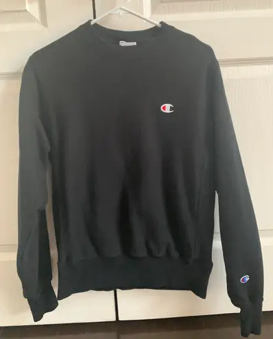 Champion Black  Sweatshirt/crew neck