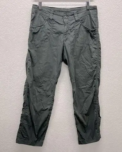 Kuhl  Army Green/ Gray Convertible Hiking Pants Cargo Crop 8