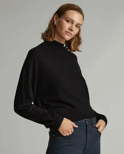 Everlane  Luxe Merino Turtleneck Sweater in Black Small New Womens Knit Top