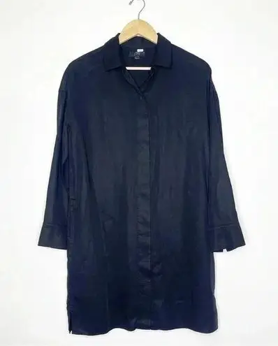 COS Black Button Up Shirt Dress Size 4