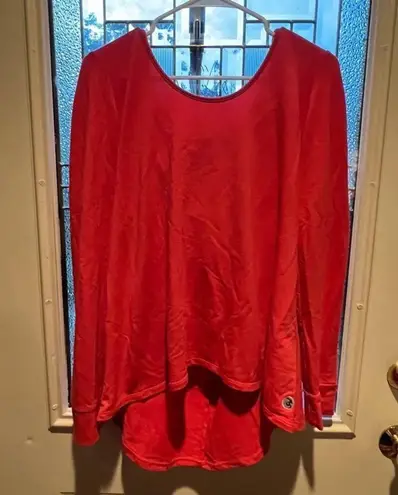 Wear Me Out Cayenne Kangaroo Hoodie Coral Color Size Small/Medium Pink Size L