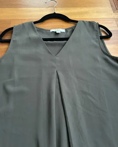 Fever Hi Low Tunic Tank Green Size M