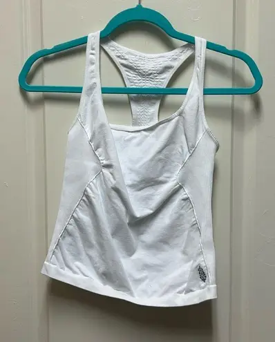 Free People Movement Fp Movement Good Karma Long Tank in “White” XL