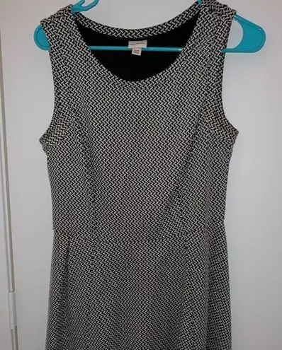 Merona  Black & White Patterned Dress