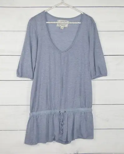 Deletta | Anthropologie Blue Top Blouse Size Small