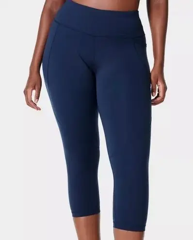 Sweaty Betty Blue Cropped Leggings with Stretchy Fit