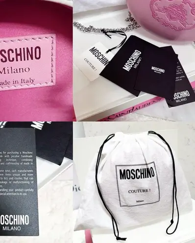 Moschino Authentic RARE AW20 Jeremy Scott Macaron Baby Pink Marie Antoinette Bag