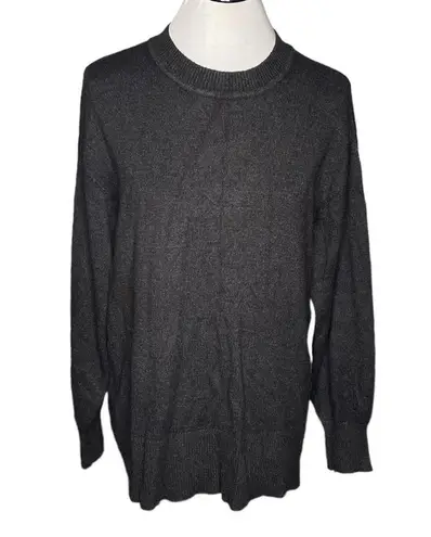 Free Assembly Crew Neck Sweater Dark Gray Size Medium