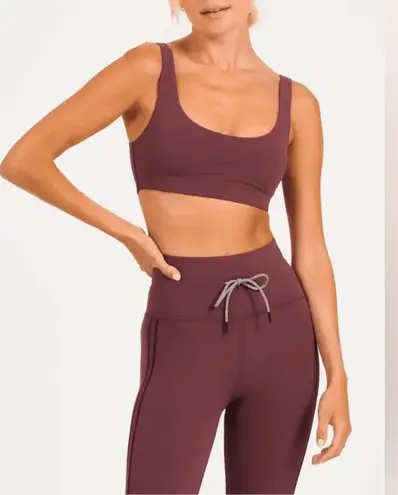 Vuori Daily Bra Medium Support Sports Bra in Fig