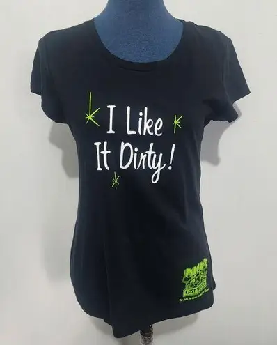 I Like It Dirty Martini Scoop Neck T Shirt Blue Size XL