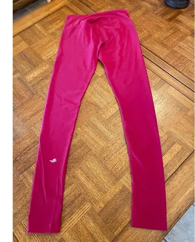 Graced By Grit fleece lined leggings size M Red Size M