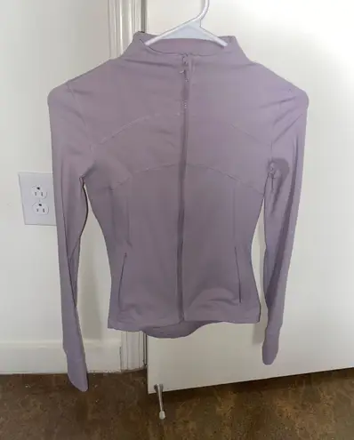 Athletic Zip Up Jacket Purple