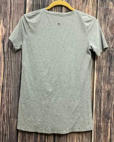 Lululemon Grey V-neck Tshirt