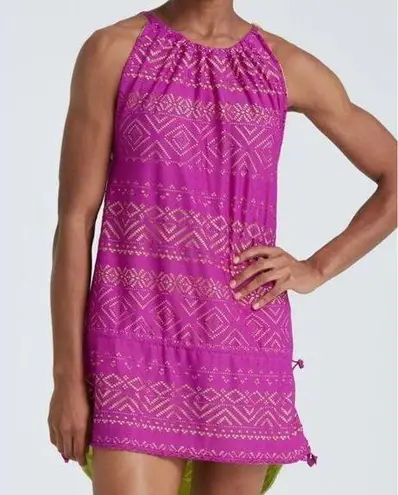 Jo&Jax Jo+Jax BoHo Swimsuit Cover-Up Women's Medium M 6-8 Wildberry/Citron Swim Coverup