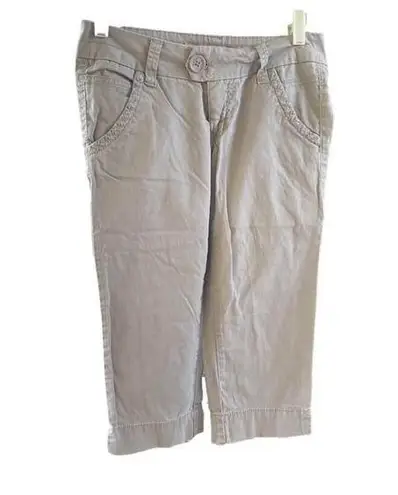 Freestyle Revolution Juniors' Gray Stretch Capris Size 5