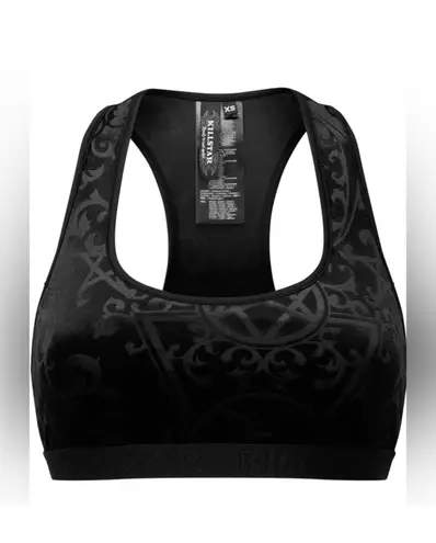 KILLSTAR Mortalia Black Bralett Size S