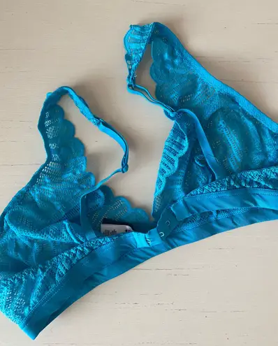 Cosabella royal blue unlined lace bralette