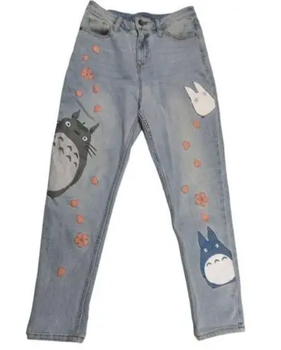Her Universe Studio Ghibli My Neighbor Totoro Sakura Mom Jeans Anime Manga Light Junior Sz 3