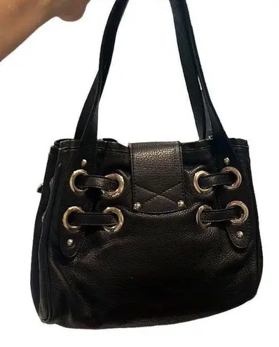 Jimmy Choo black mini Riki bag.