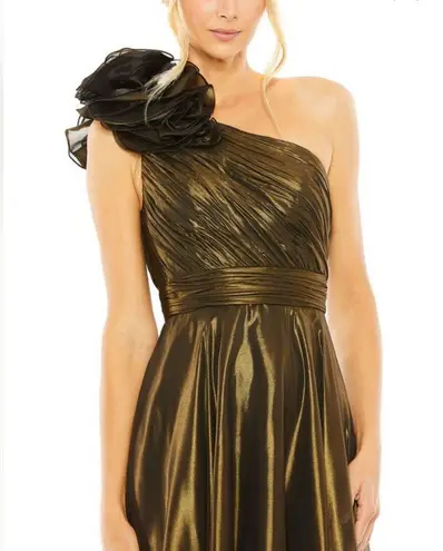 Mac Duggal One Shoulder Ruched Bodice Dress