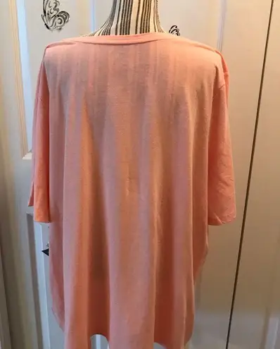 REEF Catherine Coral Short Sleeve Top