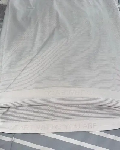 Lululemon White Swiftly Tech Short Sleeve