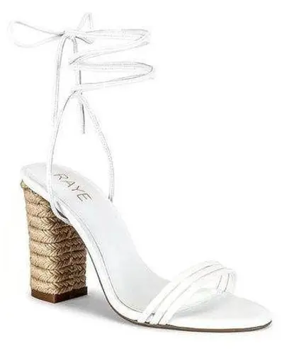 Raye New -  Ange Heel in White. - size 9