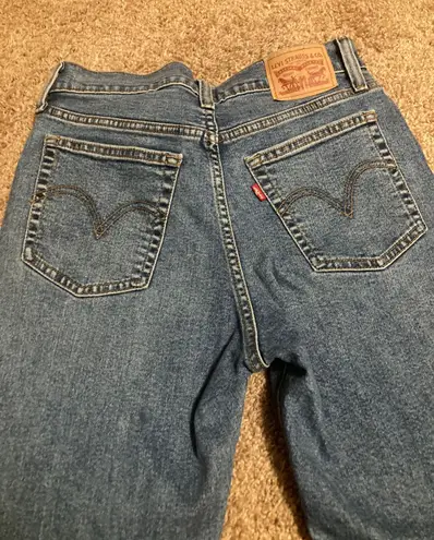 Levi's High Wasted Wedgie Straight Jeans