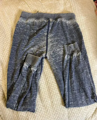 Alternative Medium  Thin Blue Sweat Pants With Matching Hair Tie