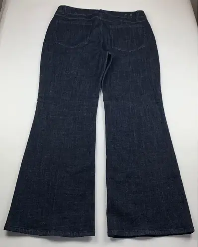 CAbi  Ultra Dark Denim Wide Leg Trouser Jeans 14