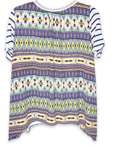 potter's pot Aztec Striped Shirt Medium