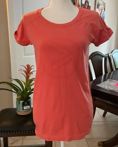 Savvi Raglan Performance Top Womens Large Coral Gym Logo