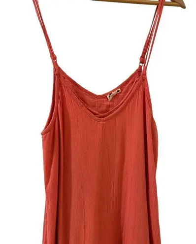 Lagaci Women's Size Medium Coral Swim Cover Up Summer Dress