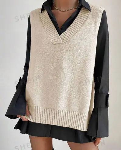 SheIn Oversized Sweater Vest