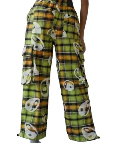 BDG Urban Outfitters  Darren Yin Yang Plaid Cargo Flannel Pants