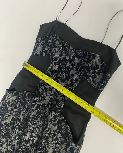 Elegant Black and Silver Dress Size Small (See all pics for measurements)