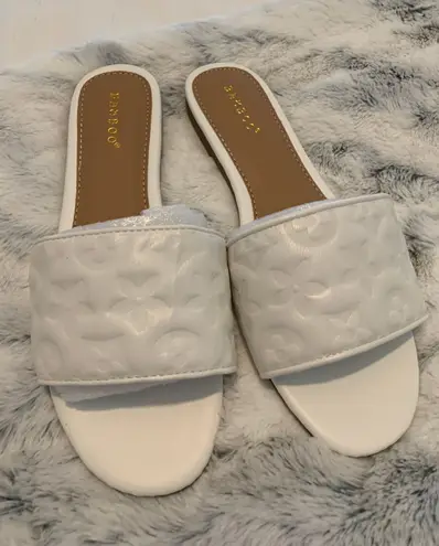 Bamboo White Slides