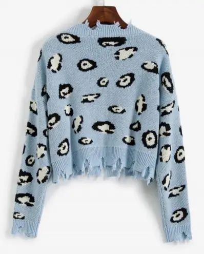 Zaful leopard sweater